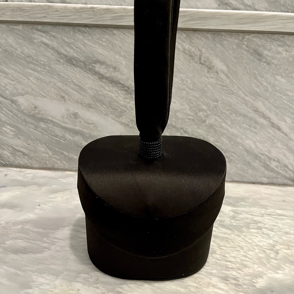 Black evening bag